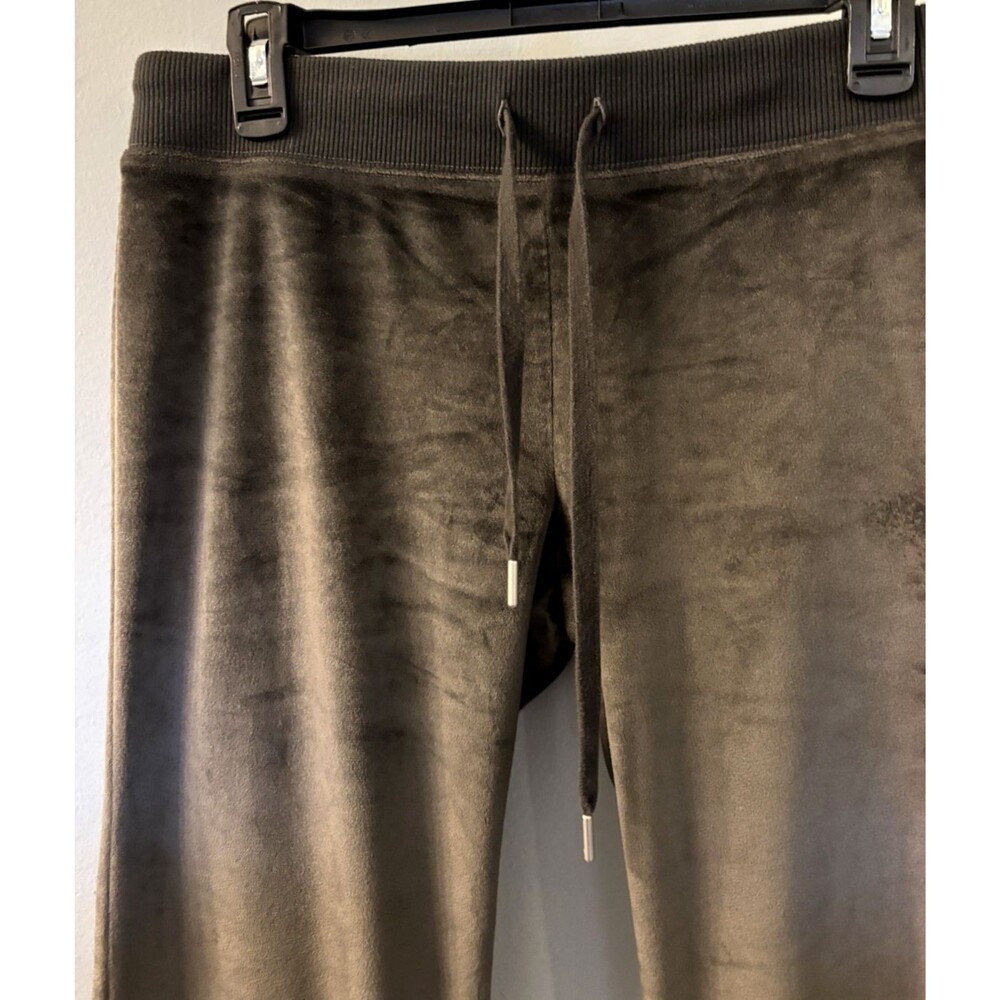 Aerie Real Good Women’s Velour Boot Leg Pants Green Size M - Picture 5 of 7